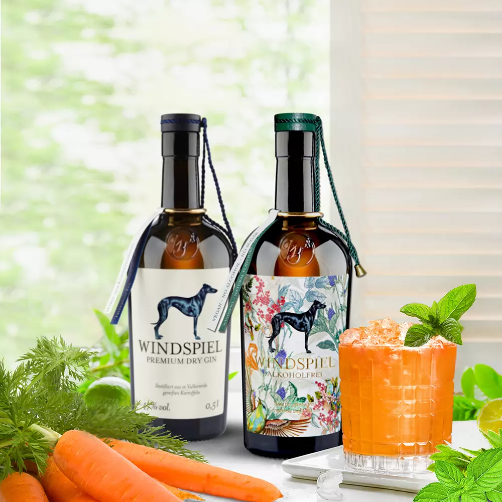 Karotten-Gin-Tonic | mit Windspiel Premium Dry Gin oder Windspiel Alkoholfrei