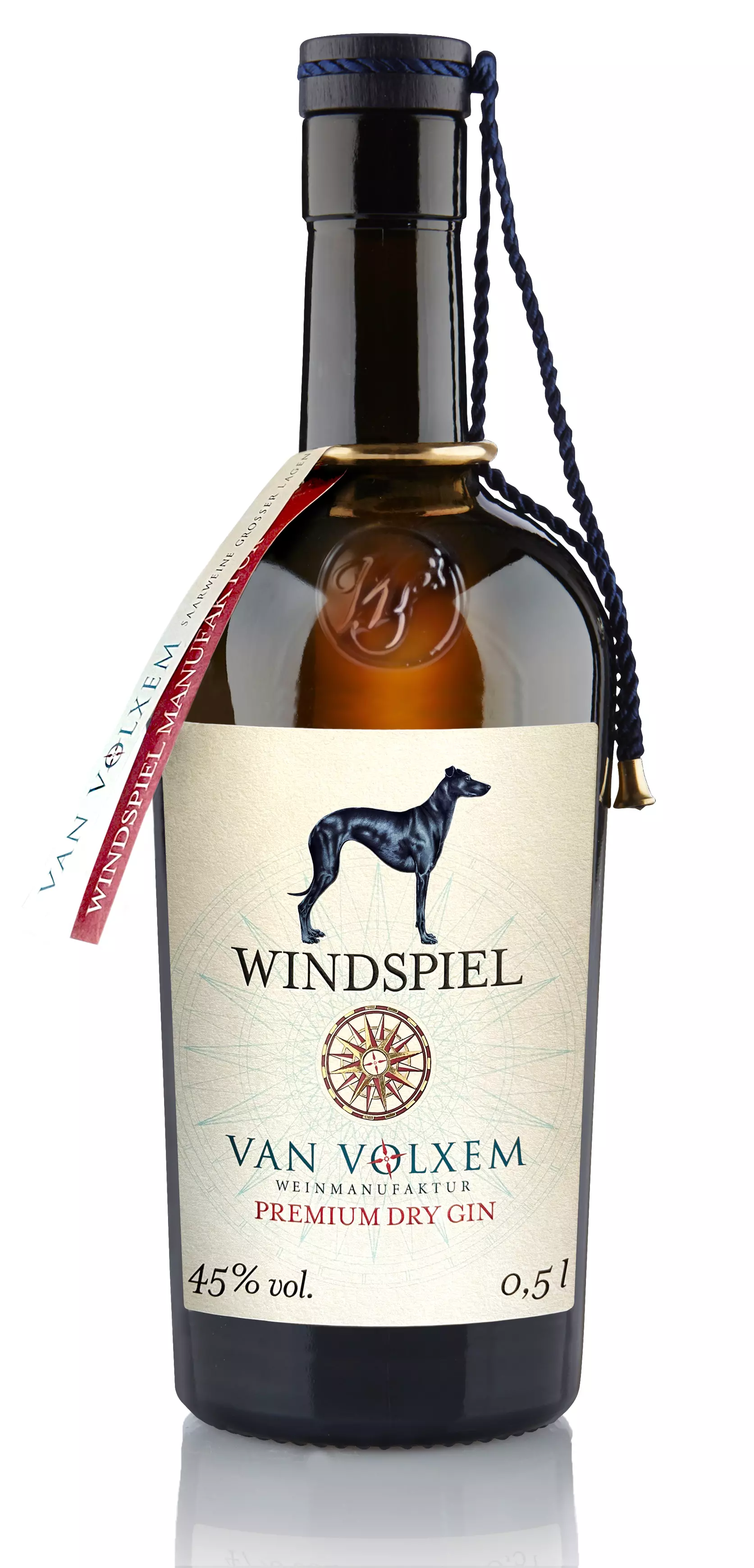 Windspiel Premium Dry Gin Van Volxem 45% 0,5l