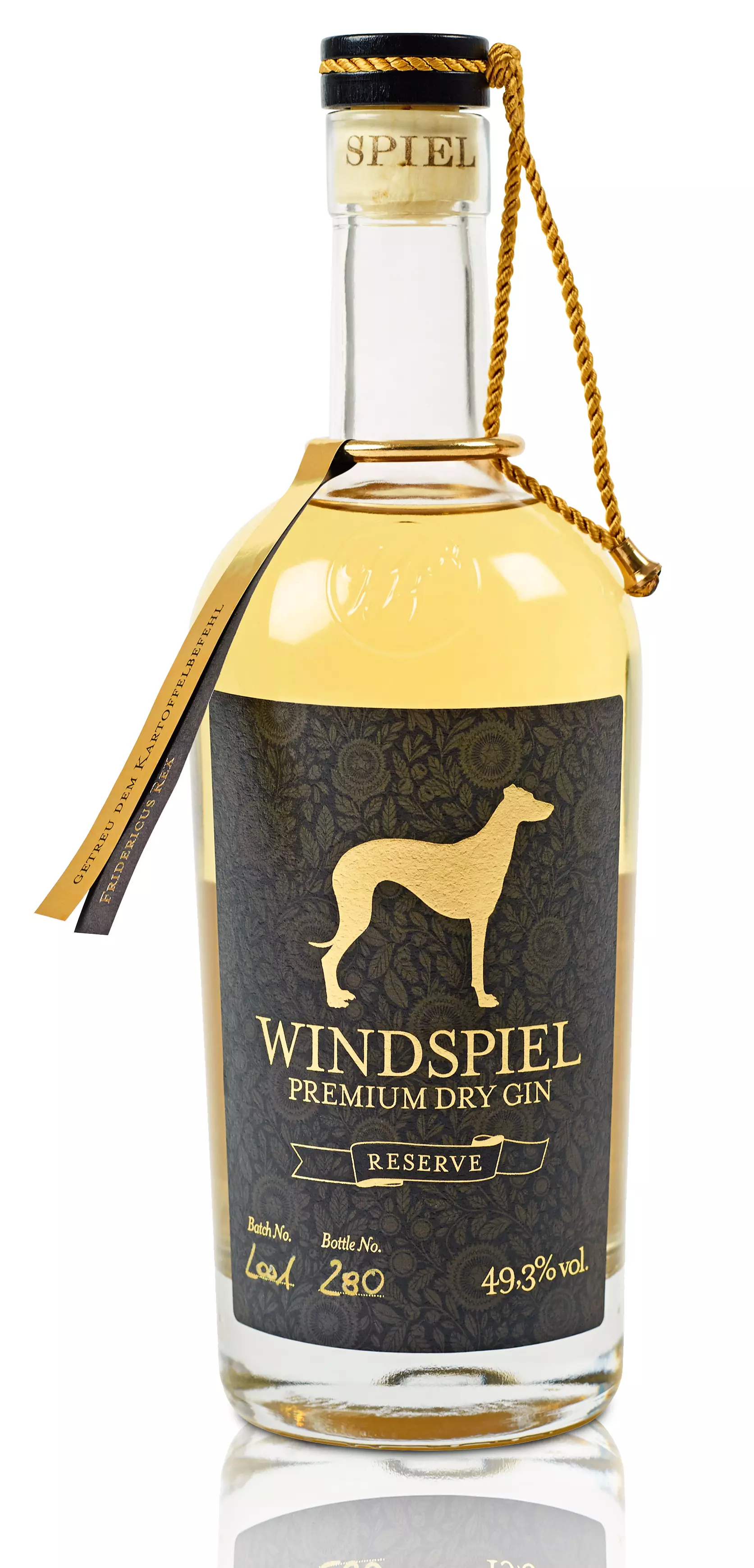 Windspiel Premium Dry Gin Reserve 49,3% vol. 0,5l