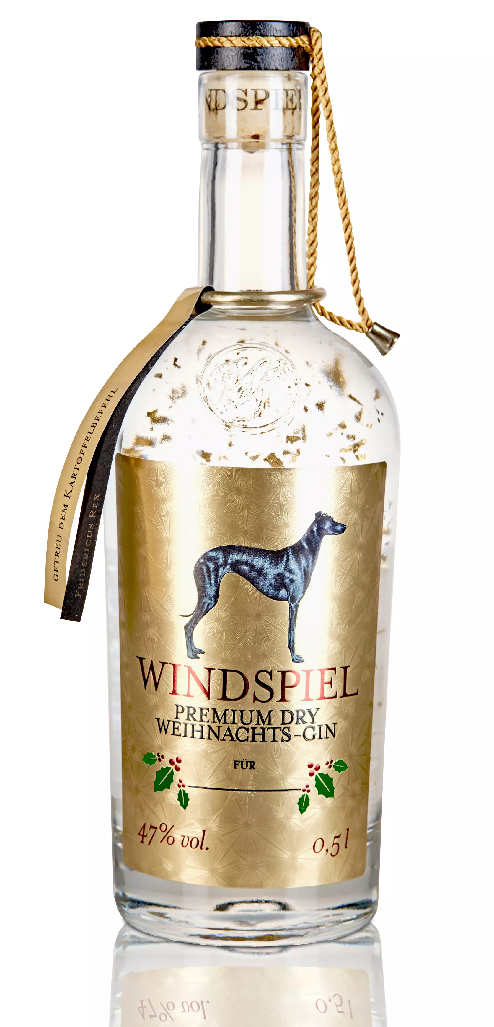 Windspiel Premium Dry Weihnachts-Gin 47% vol. 0,5 Liter