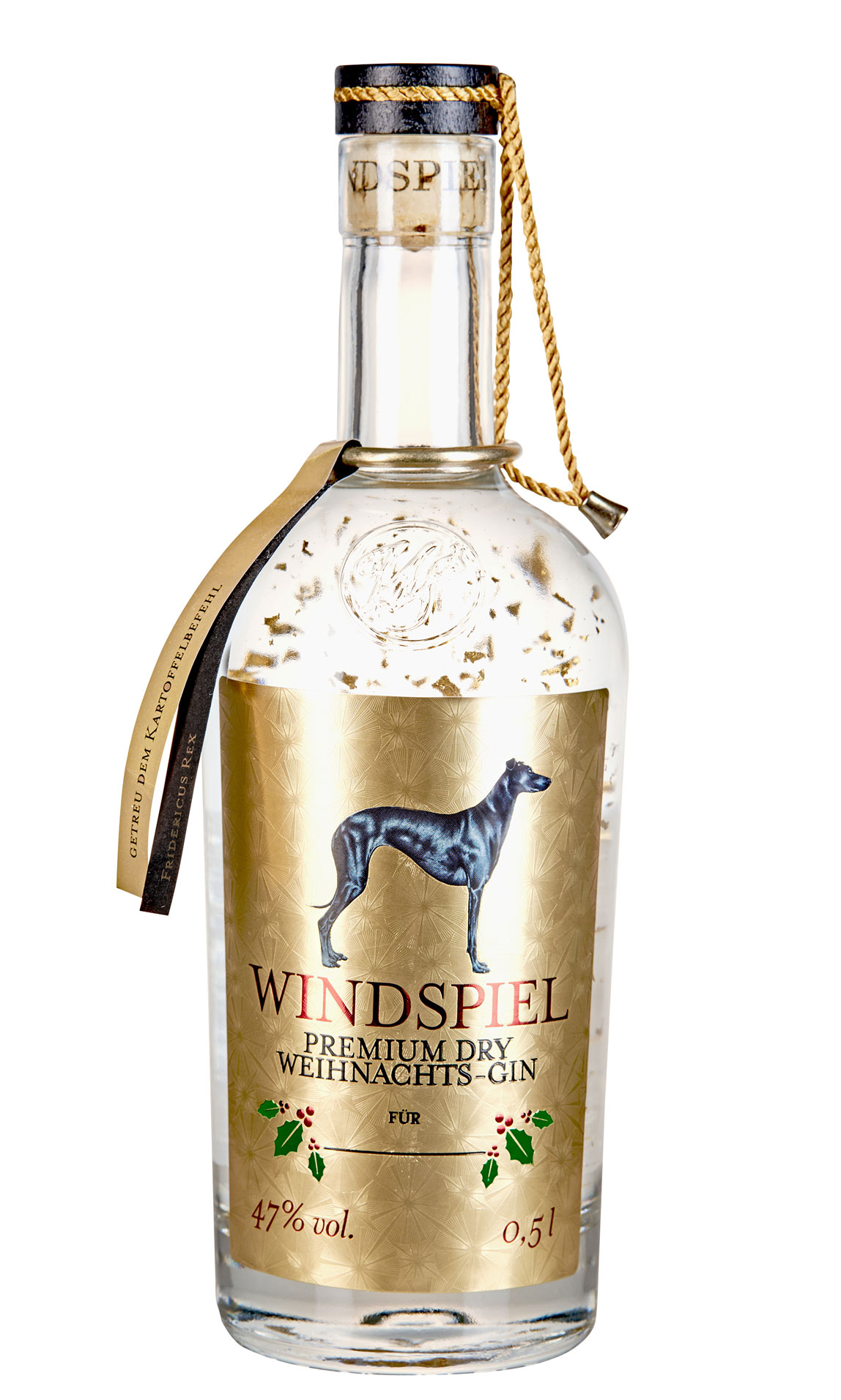 Windspiel Premium Dry Weihnachts-Gin 47% vol. 0,5 Liter