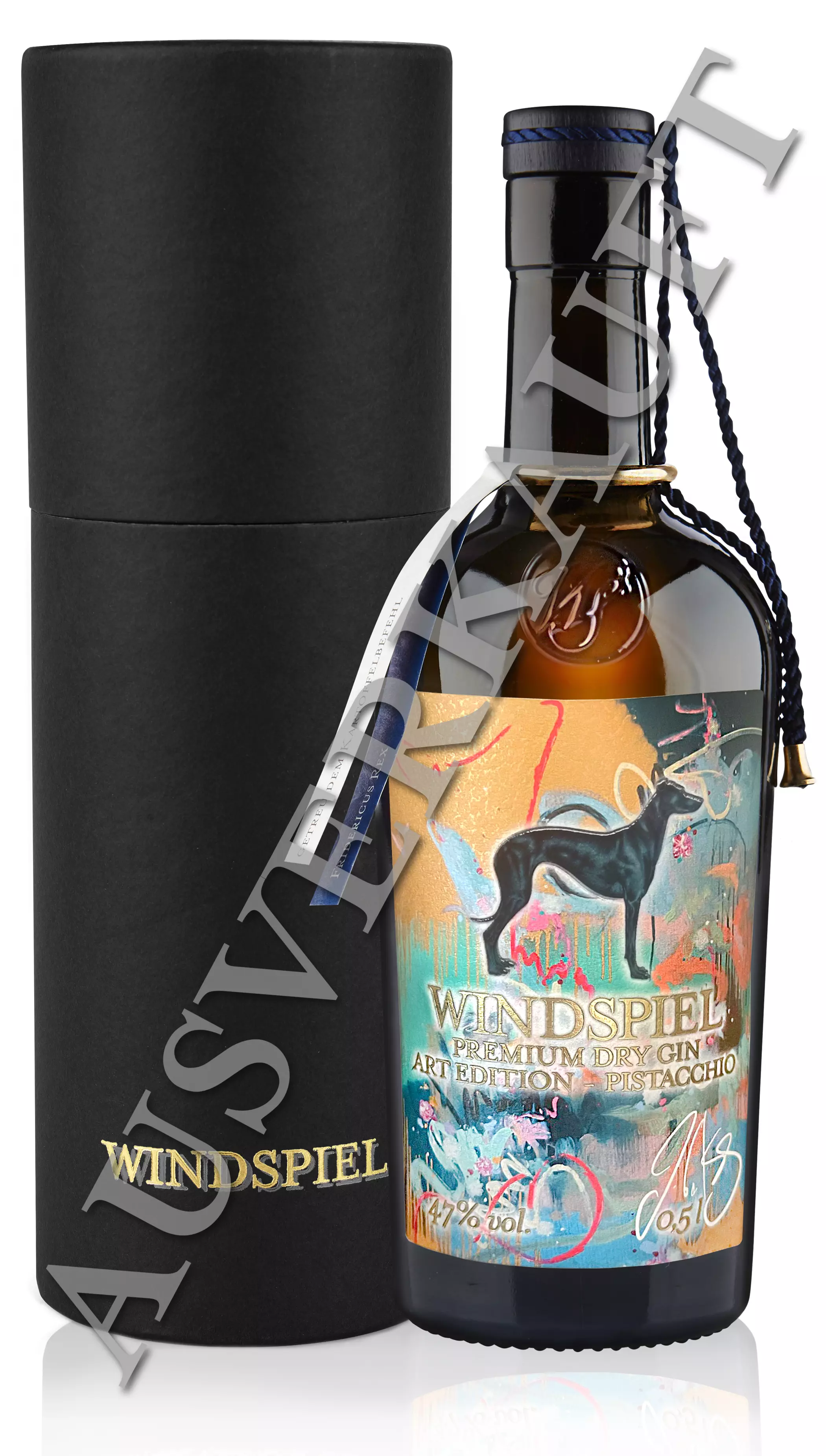 Windspiel Premium Dry Gin Art Edition Pistacchio 47% 0,5l